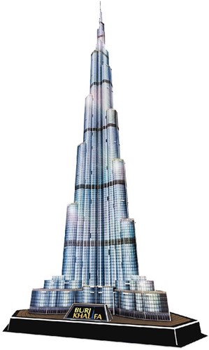 Cubiq Fun 3D Puzzel - Burj Khalifa LED (136)-3