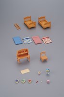 Sylvanian Families kinderslaapkamerset poppenhuis stapelbed accessoires-2