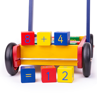 Tidlo houten babywalker - loopwagen met ABC blokken educatief speelgoed-3