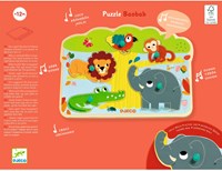Djeco PUZZLES BOIS - PUZZLES SONORES Baobab - FSC 100%