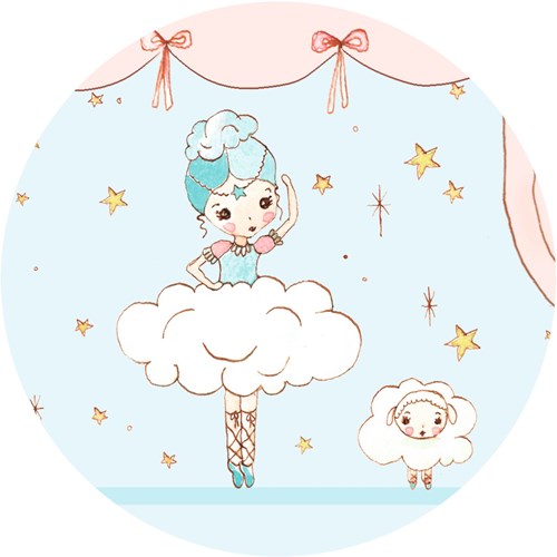 Djeco LITTLE BIG ROOM - BOÎTES A MUSIQUE Ballerine en scène - FSC MIX