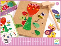 Djeco JEUX  EDUCATIFS BOIS - JEUX DE TAP TAP Tap tap jardin - FSC 100%