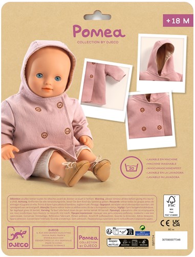 Djeco POMEA COLLECTION - COLLECTION VETEMENTS POMEA Manteau à capuche