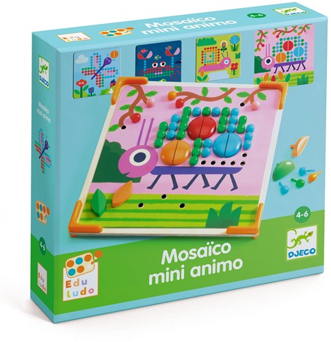 Djeco JEUX  EDUCATIFS - JEUX EDUCATIFS Mosaïco Mini Animo - FSC MIX