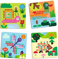 Djeco JEUX  EDUCATIFS - JEUX EDUCATIFS Mosaïco Mini Animo - FSC MIX