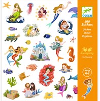 Djeco LES PETITS CADEAUX DES GRANDS - STICKERS Sirènes - FSC MIX (PACKAGING)