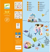 Djeco LES PETITS CADEAUX DES GRANDS - STICKERS Sirènes - FSC MIX (PACKAGING)
