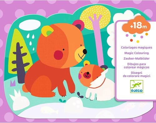 Djeco LES PETITS CADEAUX DES PETITS - COLORIAGE Caché dans les bois