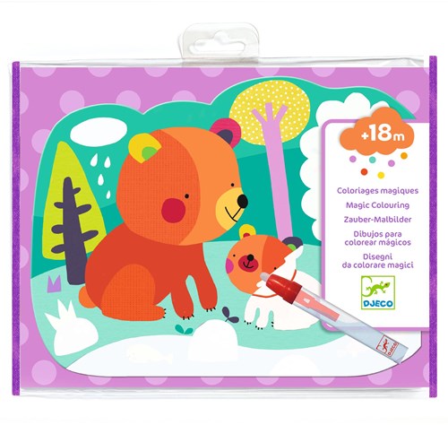 Djeco LES PETITS CADEAUX DES PETITS - COLORIAGE Caché dans les bois