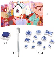 Djeco LES PLUS GRANDS - COFFRET MULTI ACTIVITES Flower Box - FSC MIX