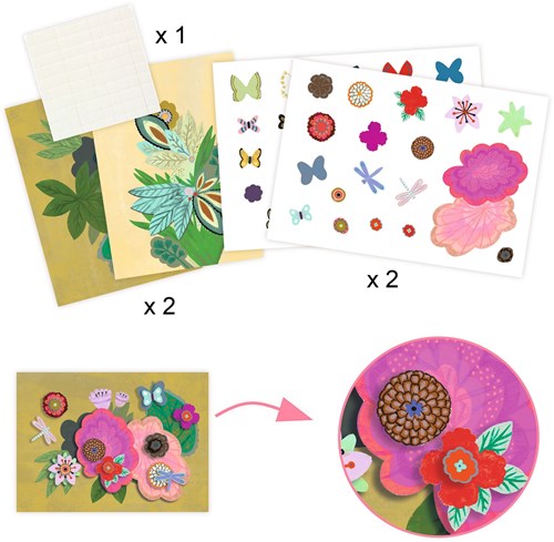 Djeco LES PLUS GRANDS - COFFRET MULTI ACTIVITES Flower Box - FSC MIX