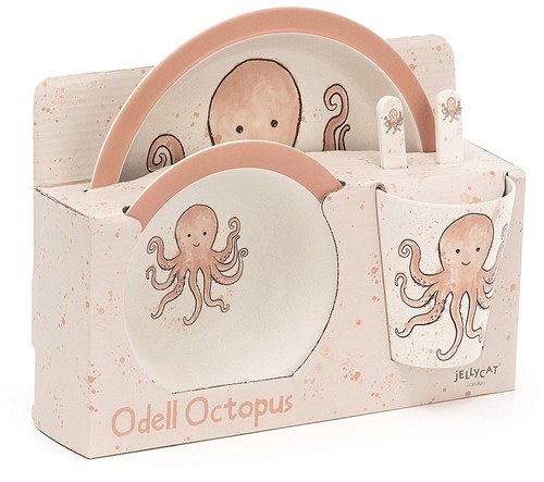 Jellycat - Odell Octopus Bamboo Seviesset - 25cm 