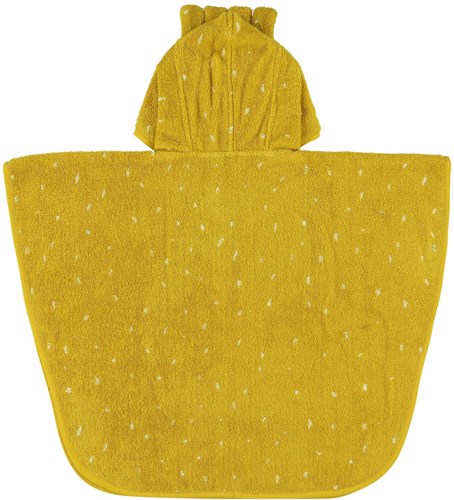 Trixie poncho badcape kind biologisch katoen Mr. Lion geel-2