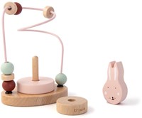 Trixie houten kralenframe - educatief speelgoed Mrs. Rabbit konijn FSC-2