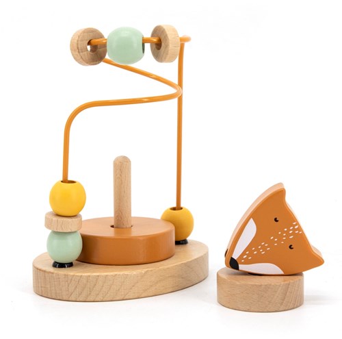 Trixie houten kralenframe - educatief speelgoed Mr. Fox voor peuters-2