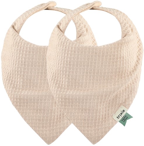 Trixie Bandana slabbetje 2-pack mix - Cocoon Blush-2