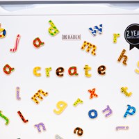 Tidlo houten magnetische letters speelgoed - educatief leren-2