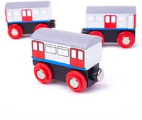 Tidlo houten metro trein - speelgoed trein voor kinderen-3