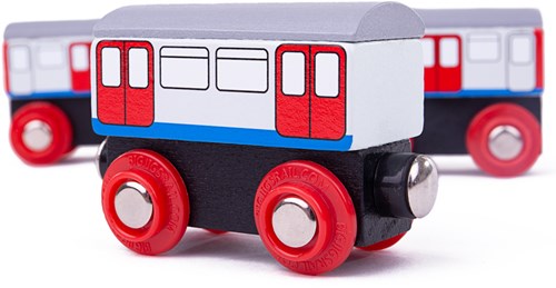 Tidlo houten metro trein - speelgoed trein voor kinderen-2