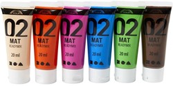 Acrylverf Verschillende Kleuren, 02 - Matt, 6x20ml