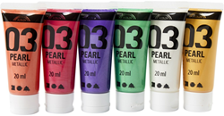 A-Color A-Color Acrylverf Set Metallic Secundair 6x20 ml