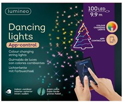 Lumineo kerstverlichting app-control 100 LED multicolor buiten
