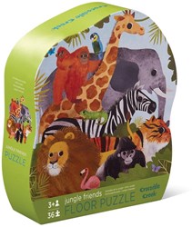 Crocodile Creek gevormde puzzel Jungle Friends - 36 stukjes