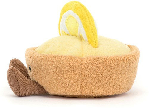 Jellycat knuffel Amuseables Collette Tarte Au Citron - zacht speelgoed citroen taart-2