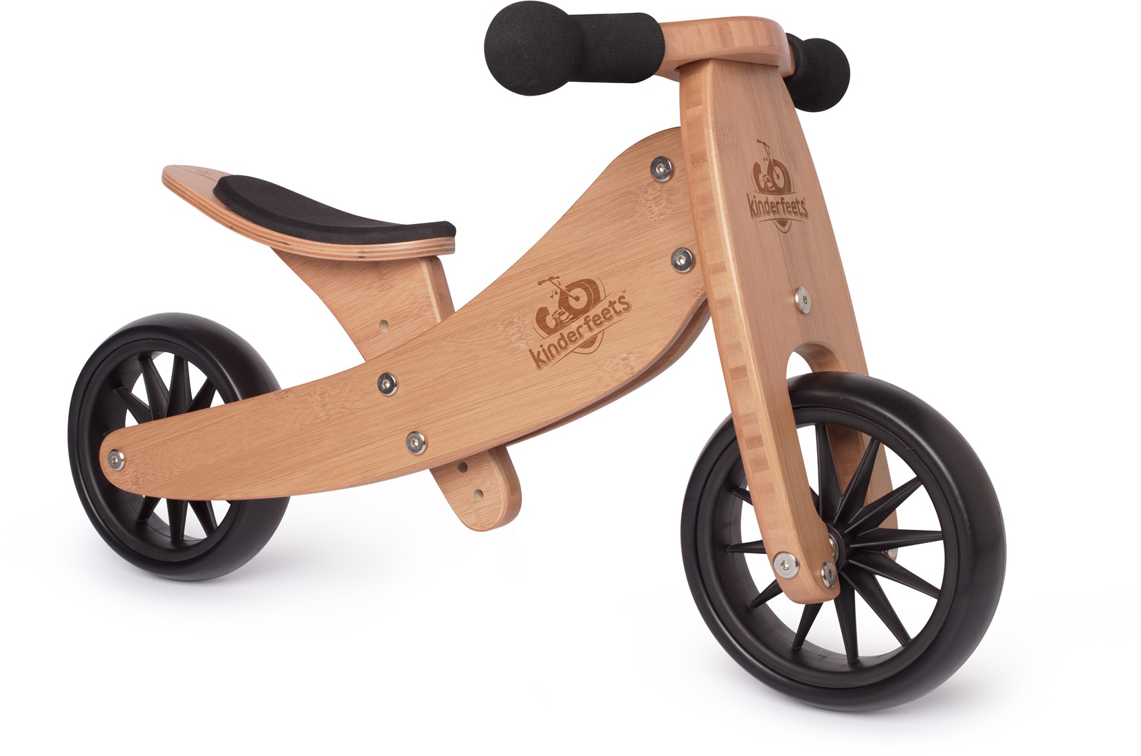 Middel proza Giftig Kinderfeets 2-in-1 houten loopfiets & driewieler vanaf 1 jaar Tiny Tot -  Bamboe kopen?