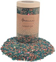 Grennn speelrijst Mermaid Mix - Sensorisch speelgoed voor kinderen - 750 gram