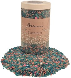 Grennn speelrijst Mermaid Mix - Sensorisch speelgoed voor kinderen - 750 gram