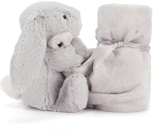 Jellycat Knuffeldoekje Bashful Zilveren-2