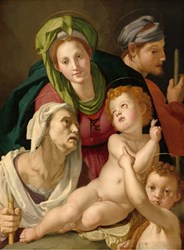 Grafika puzzel Agnolo Bronzino: The Holy Family, 1527/1528 - 2000 stukjes