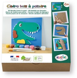 Aladine 3D schilderij knutselset - Dino - creatief speelgoed voor kinderen