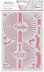 Aladine Bullet Journal stencil A5 mood tracker sjabloon creatief