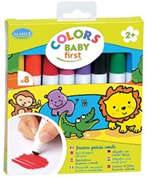Aladine viltstiften set voor kinderen - 8 kleuren - uitwasbaar