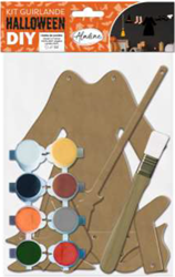 Aladine Halloween knutselset heks schilderen DIY guirlande decoratie