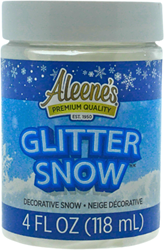 Aleene's Glitter sneeuw knutsel lijm 118 ml voor winterse creaties