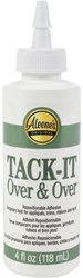 Aleene's lijm Tack-It Over & Over - herpositioneerbare hobbylijm 118ml