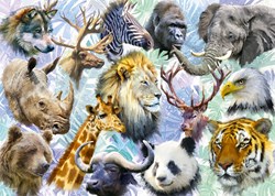 Alipson puzzel Tierköpfe - 500 stukjes