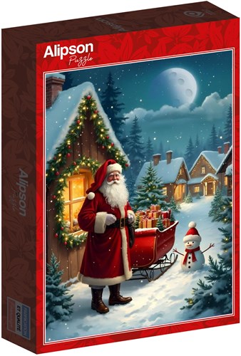 Alipson Puzzle kerstpuzzel 500 stukjes - puzzelplezier voor het hele gezin-2