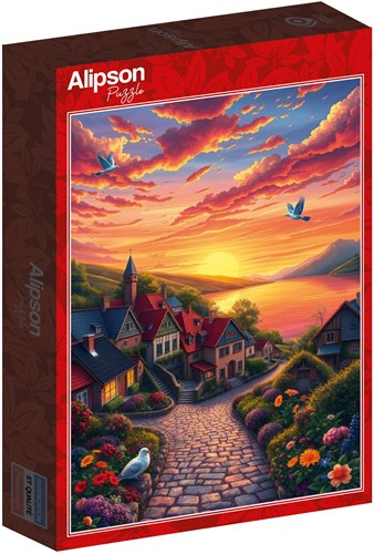 Alipson Puzzle legpuzzel Lake View - 500 stukjes multicolor-2