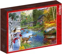 Alipson Puzzle - 1000 stukjes puzzel seizoen overgangen-2