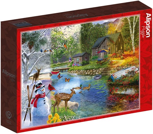 Alipson Puzzle - 1000 stukjes puzzel seizoen overgangen-2