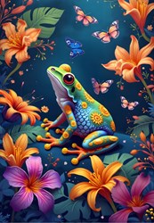 Alipson Puzzle - Kikker en Vlinderbal legpuzzel voor kinderen
