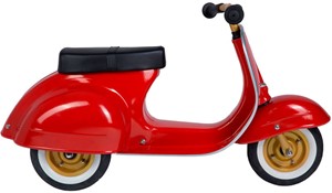 Ambosstoys Primo Special ride-on scooter - rood met goud
