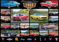 Eurographics puzzel American Cars of the 1960s - 1000 stukjes