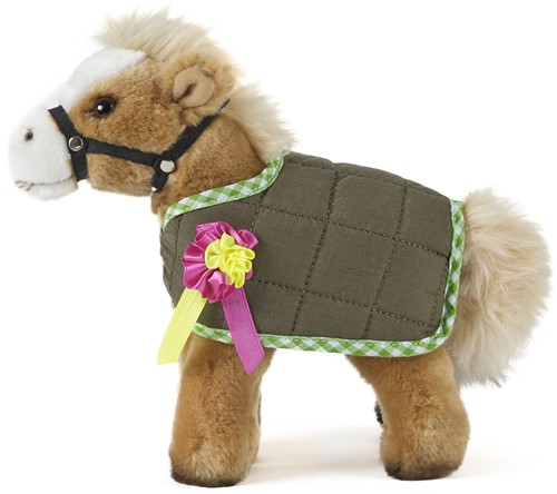 Living Nature knuffel Horse with Jacket 23cm