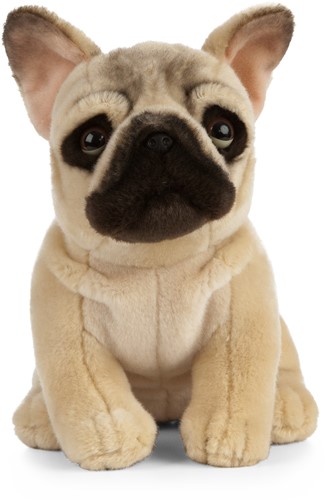 Living Nature knuffel Sitting French Bulldog 20 cm