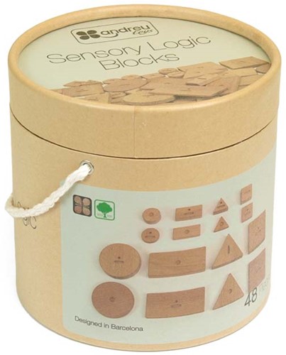 Andreu Toys ANDREU - Sensorische logische blokken